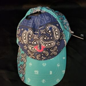 True Religion bandana print soft cap hat